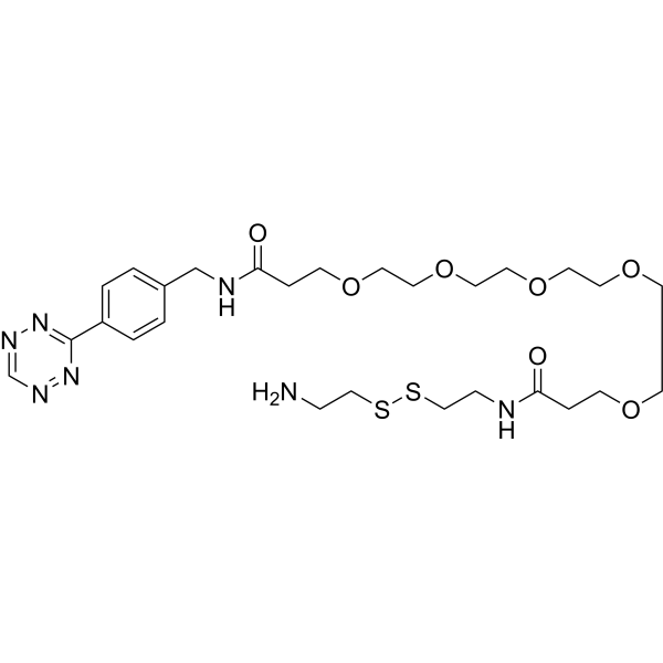Tetrazine-PEG5-SS-amine